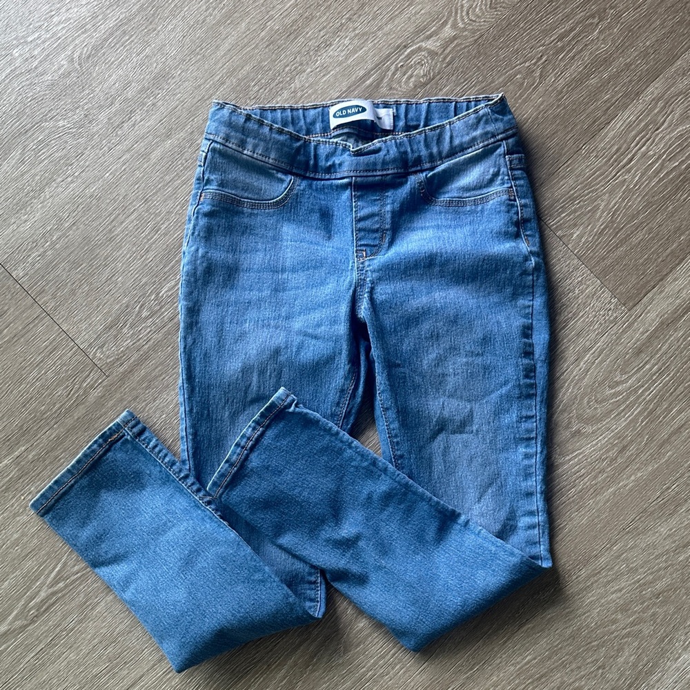 Old Navy Girls Light Blue Skinny Jeans size large (10-12)